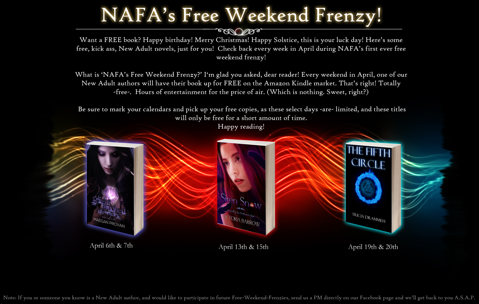 New Adult Fiction Addiction Founders Free Weekend Frenzy